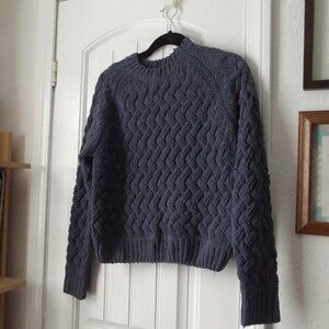 Kendall & Kylie Denim Blue Sweater